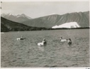 Image of Eskimos [Inuit] in kayak